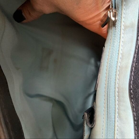 Cole Haan Black Leather Curved Shoulder Bag - Picture 6 of 15